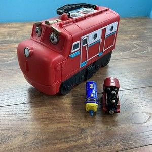 Chuggington Wilson‎ Train Carry Case With 2 Trains Learning Curve Inc. 2010 Pete